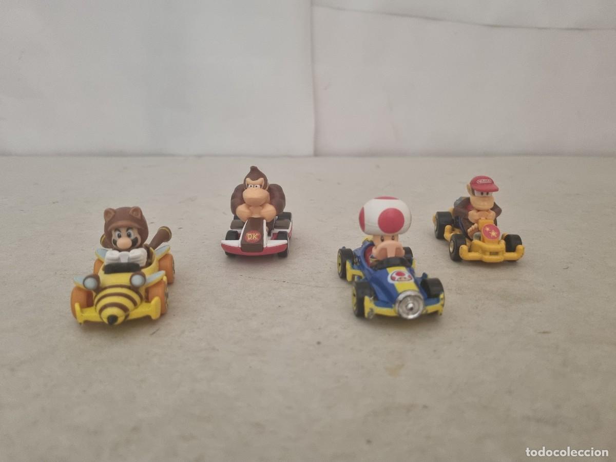 Coches a escala Hot Wheels: Lote de 4 Hot wheels edici&oacute;n Mario Bross