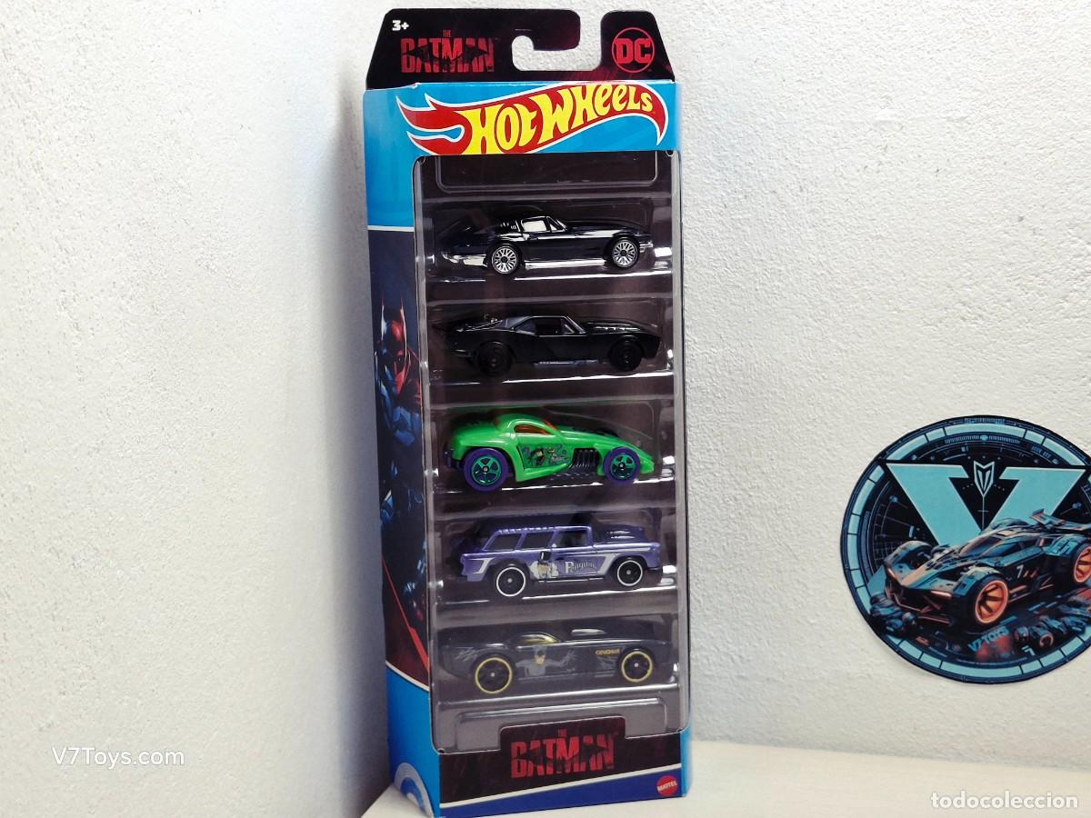 Coches a escala Hot Wheels: Hot Wheels 5-Pack The Batman 2021 Mattel