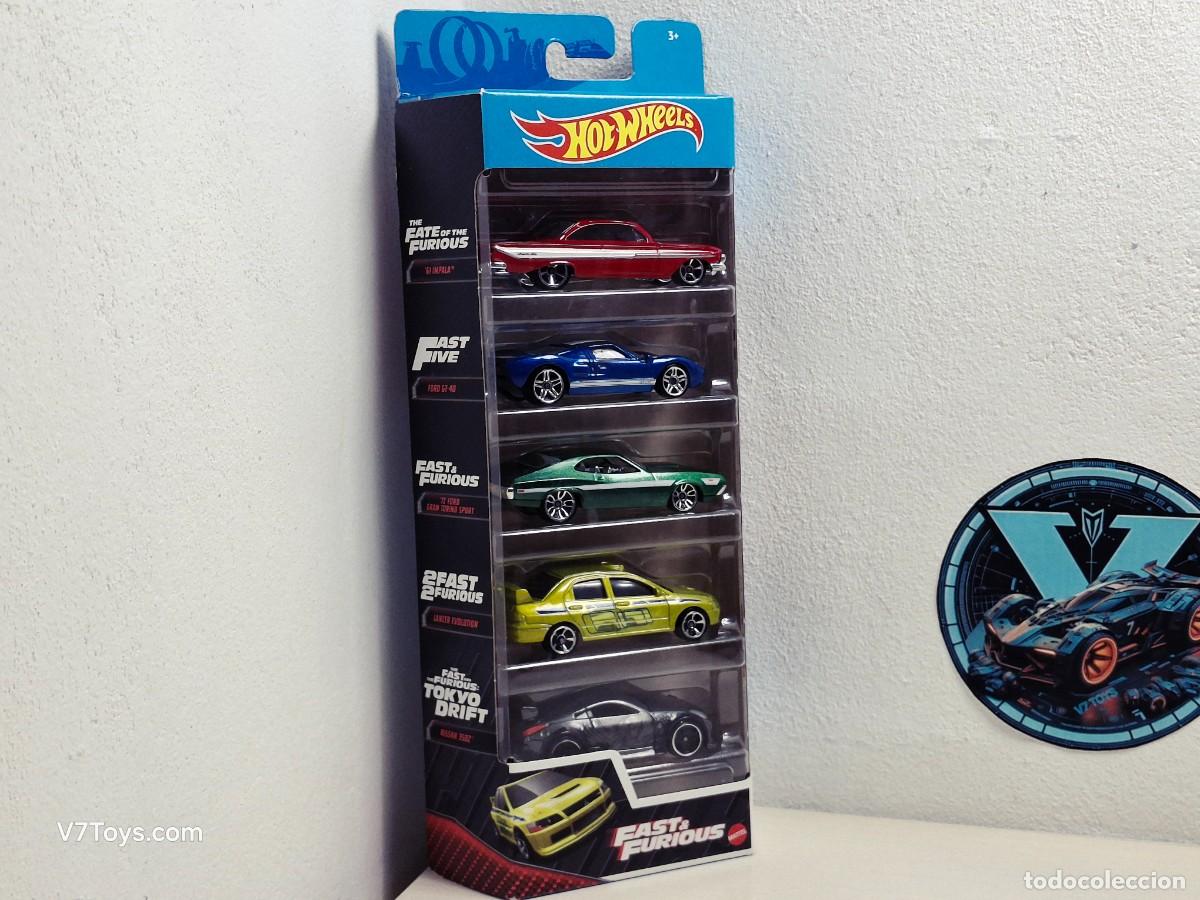 Coches a escala Hot Wheels: Hot Wheels 5-Pack Fast & Furious 2020 Mattel