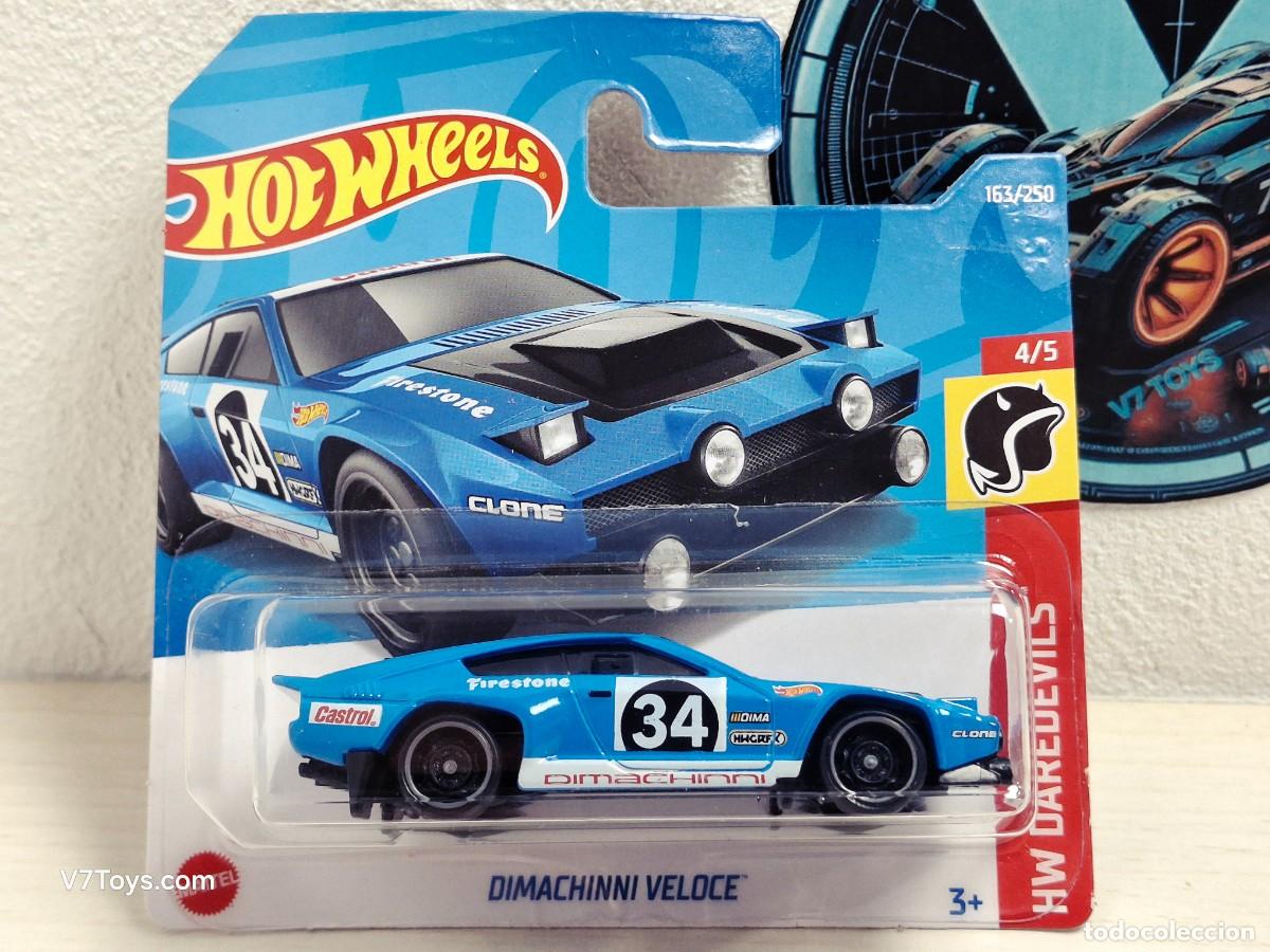 Coches a escala Hot Wheels: Dimachinni Veloce Hot Wheels 2022 HW Daredevils Mattel