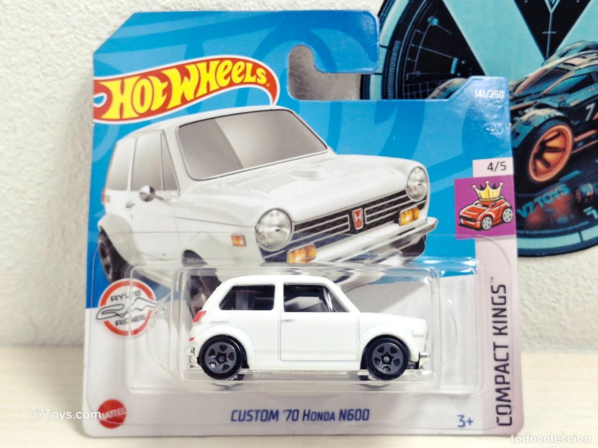 Coches a escala Hot Wheels: Custom '70 Honda N600 Hot Wheels 2022 Compact Kings Mattel