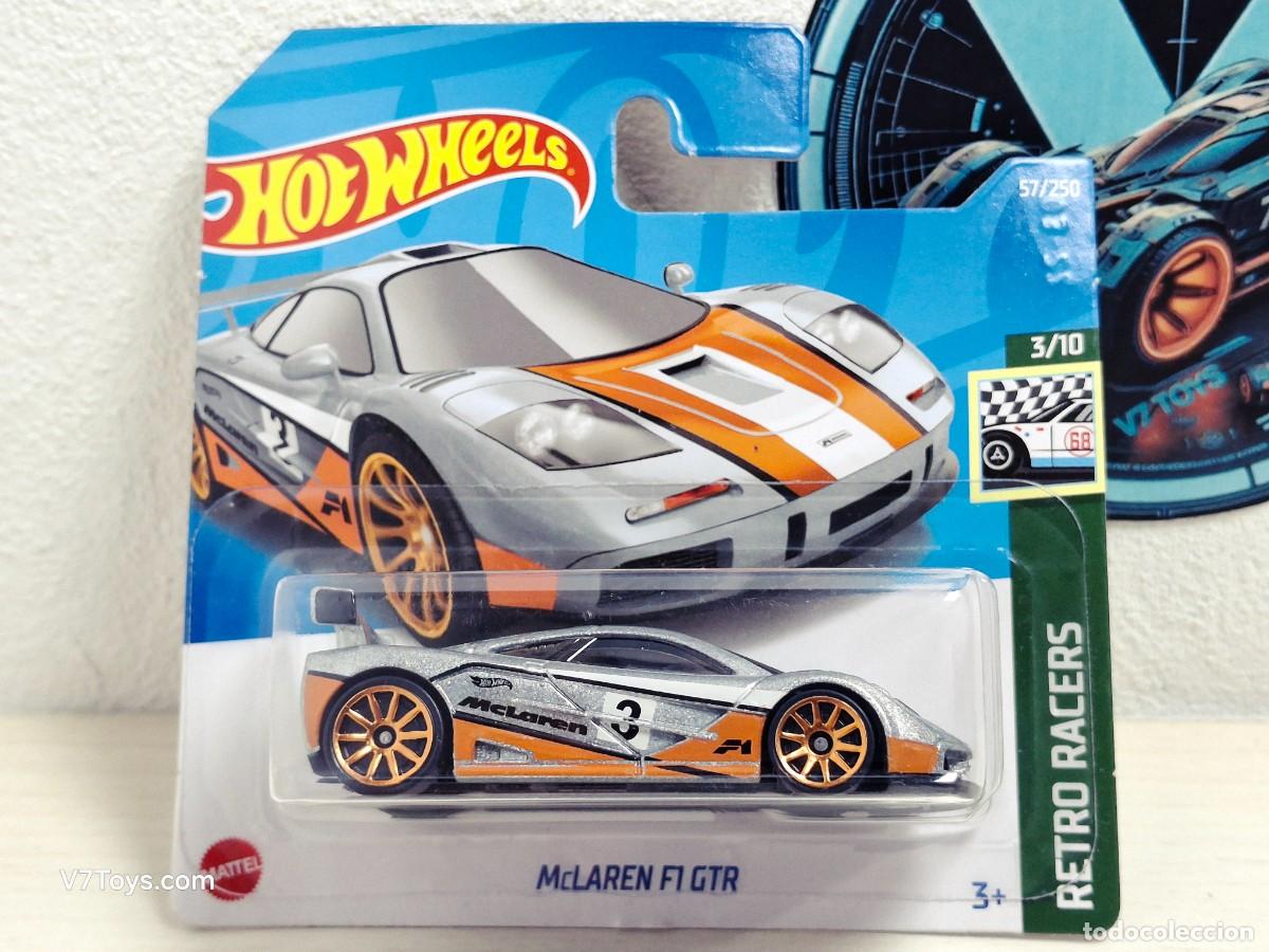 Coches a escala Hot Wheels: McLaren F1 GTR Hot Wheels 2022 Retro Racers Mattel