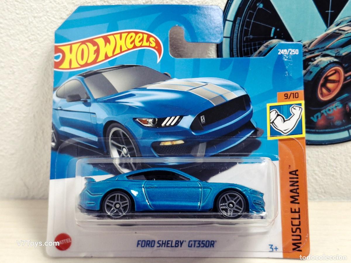 Coches a escala Hot Wheels: Ford Shelby GT350R Hot Wheels 2022 Muscle Mania Mattel