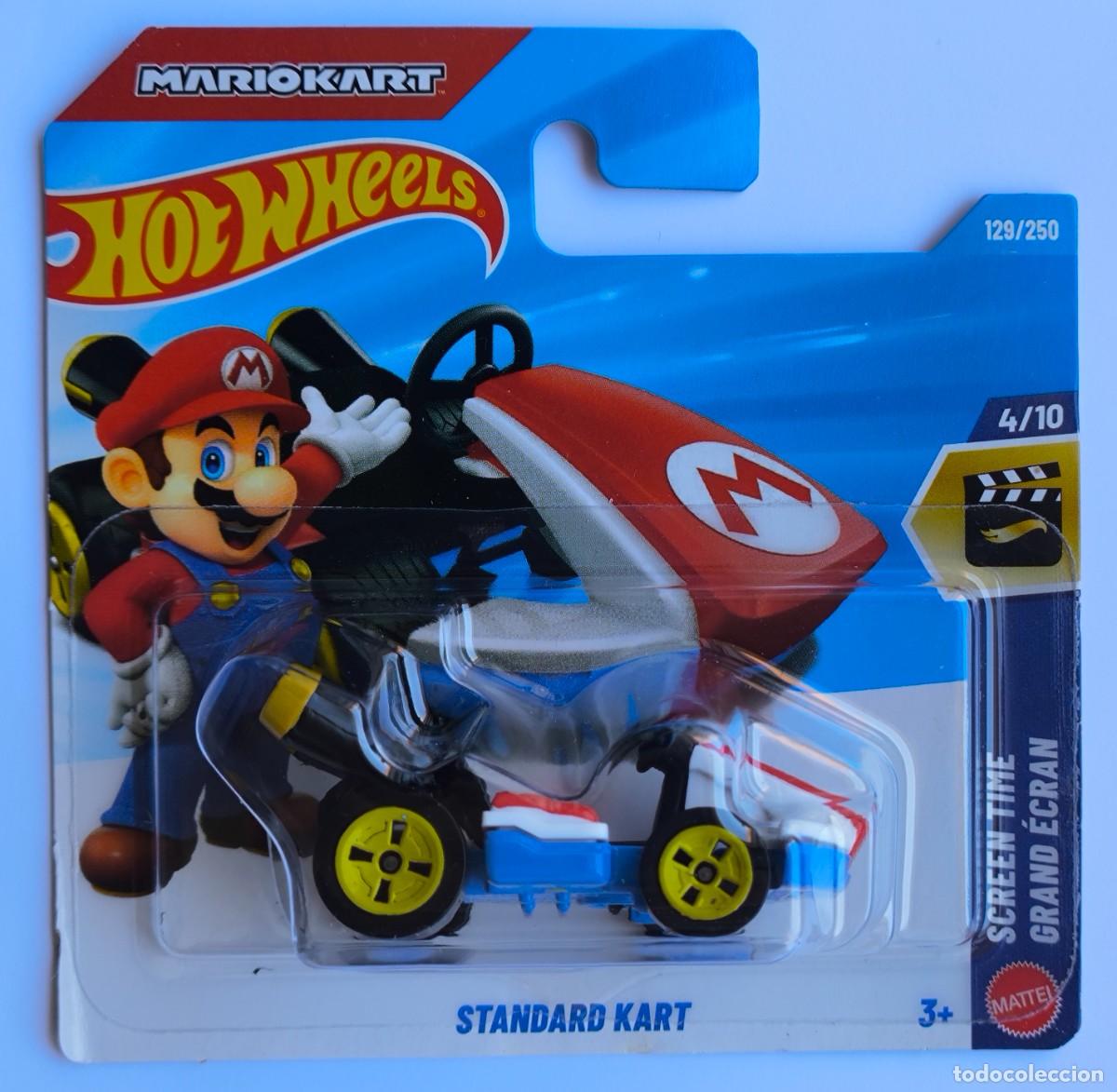 Coches a escala Hot Wheels: HOT WHEELS STANDARD KART. MARIO KART. HW SCREEN TIME 4/10.