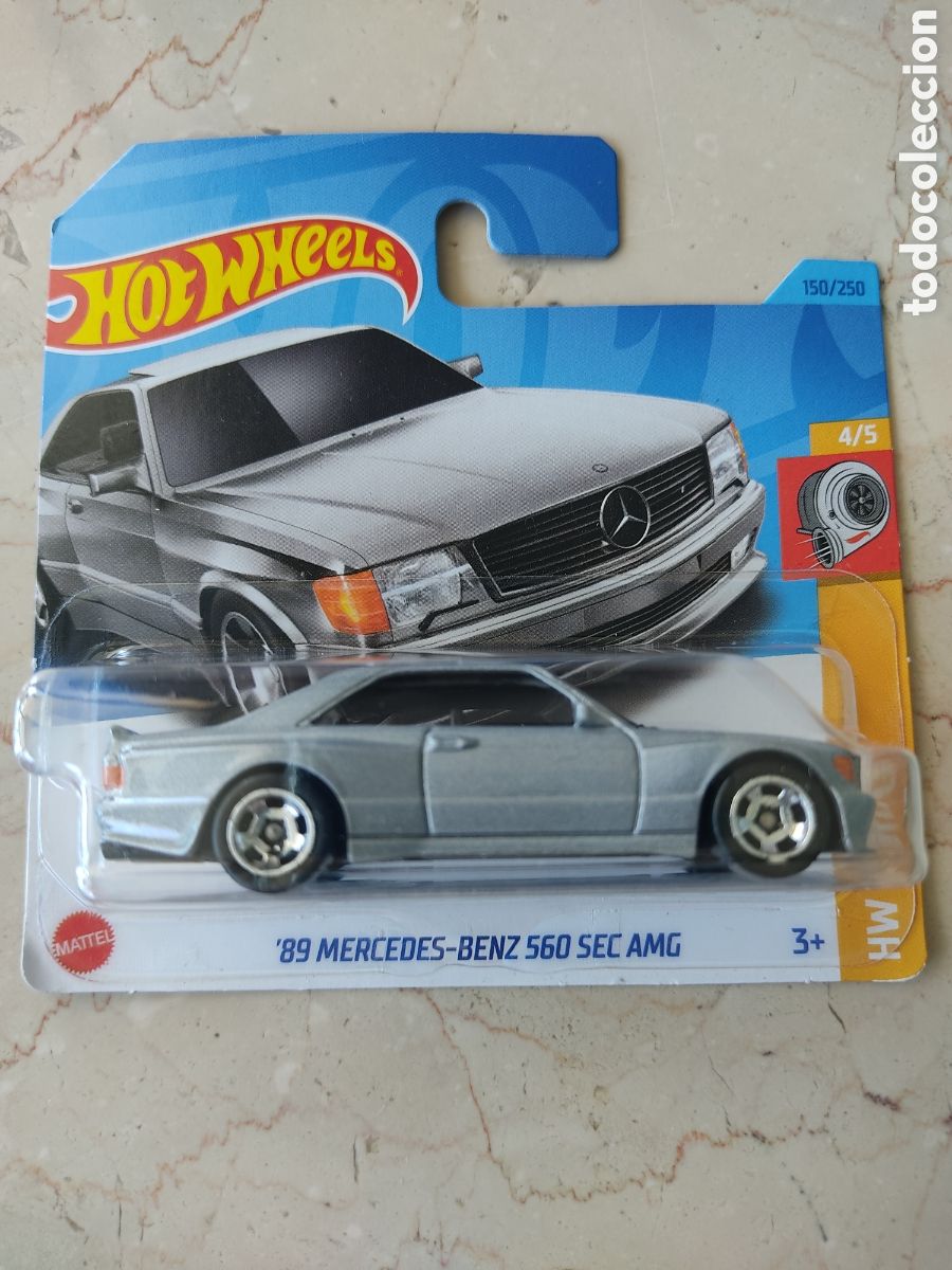 Coches a escala Hot Wheels: HOT WHEELS 89 Mercedes Benz 560 Sec AMG