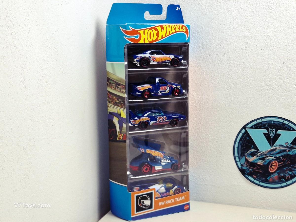 Coches a escala Hot Wheels: Hot Wheels 5-Pack HW Race Team 2021 Mattel