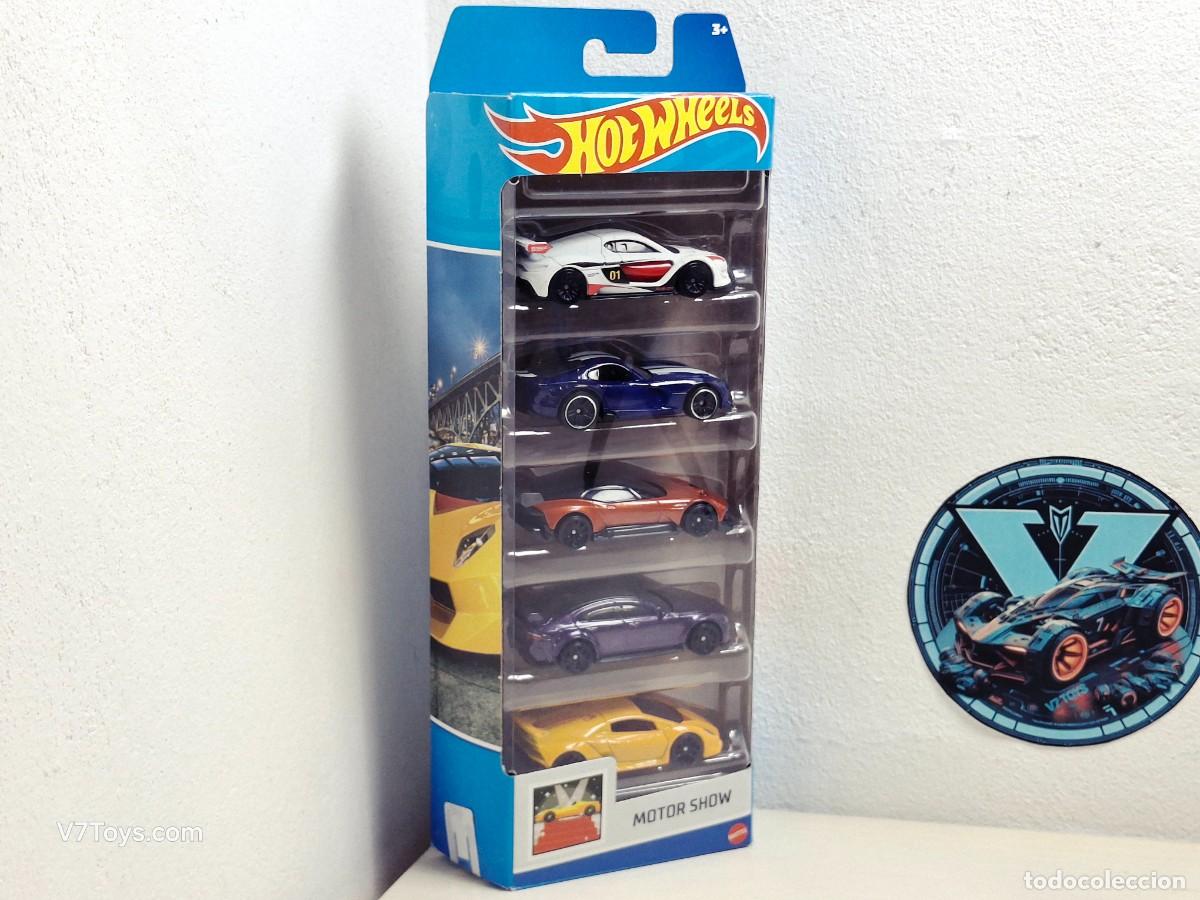 Coches a escala Hot Wheels: Hot Wheels 5-Pack Motor Show 2021 Mattel