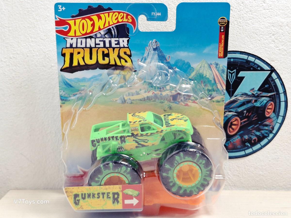 Coches a escala Hot Wheels: Gunkster Hot Wheels 2021 Monster Trucks Mattel