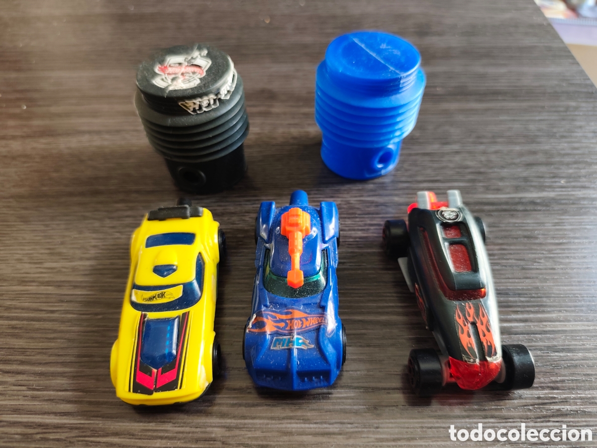 Coches a escala Hot Wheels: Lote 3 Hot wheels air Launcher McDonald's serie 2014
