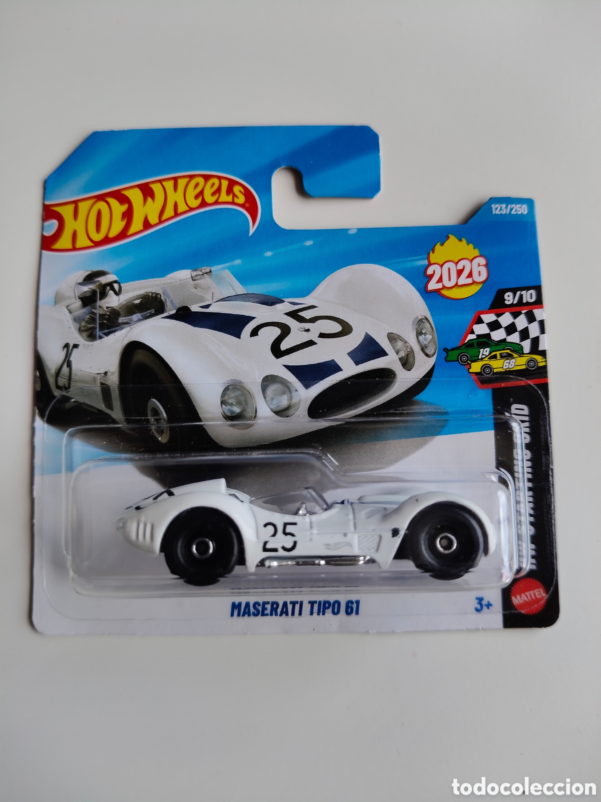Auto in scala Hot Wheels: HOT WHEELS MASERATI TIPO 61. COCHE COLECCION 1/64 HW STARTING GRID 2026.