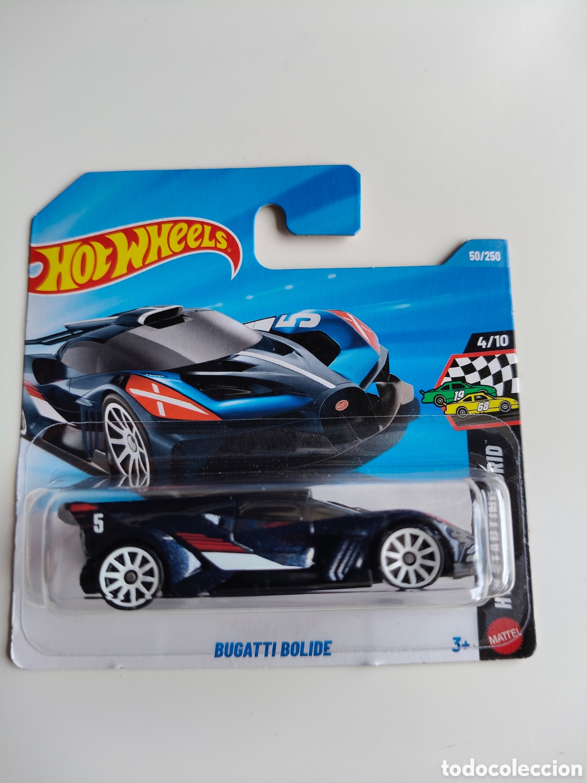 Coches a escala Hot Wheels: HOT WHEELS BUGATTI BOLIDE NEGRO. COCHE COLECCION 1/64 HW STARTING GRID 2026.