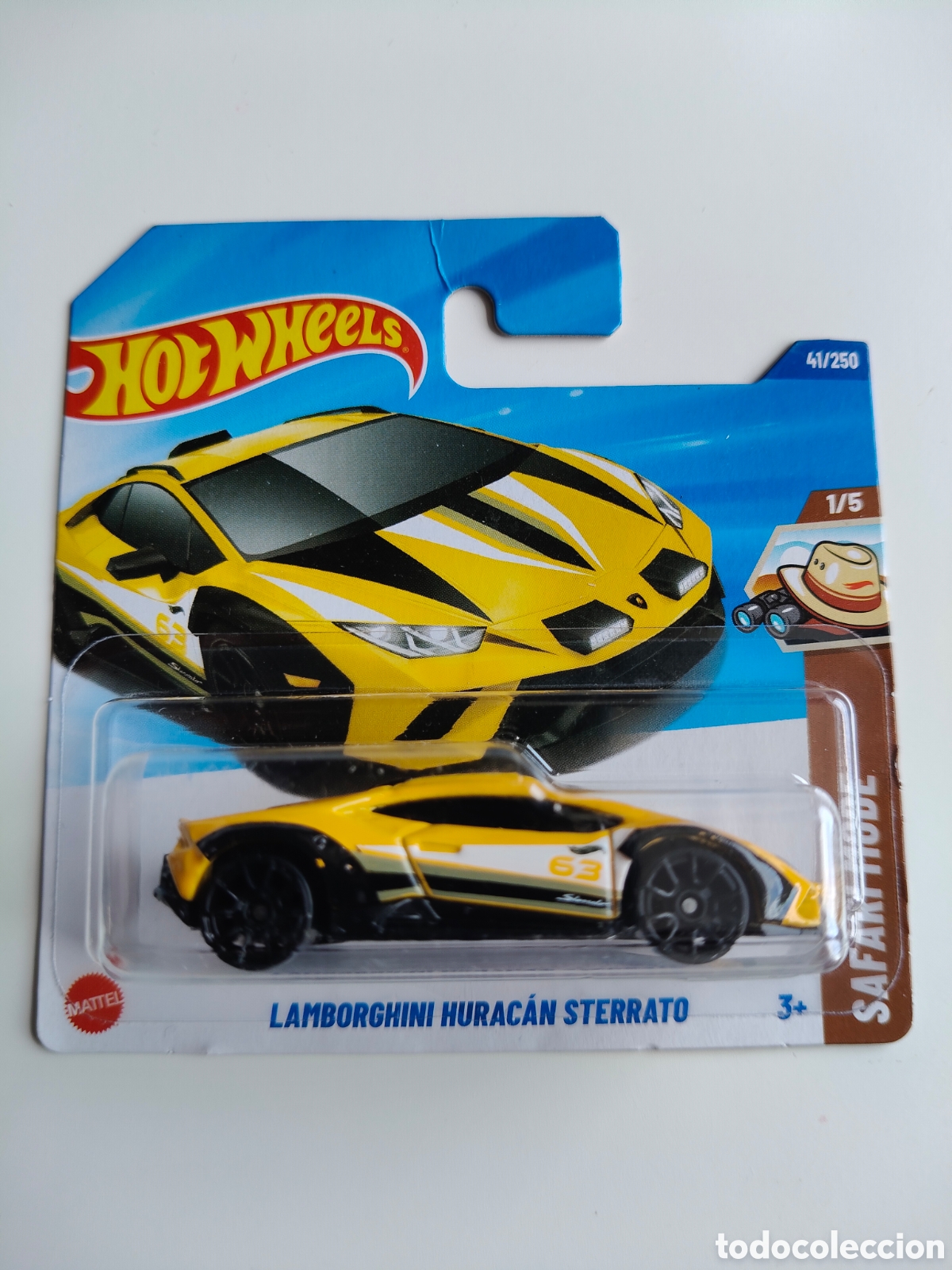 Coches a escala Hot Wheels: HOT WHEELS LB-WORKS LAMBORGHINI HURACAN COUPE AMARILLO. COCHE COLECCION 1/64 SAFARI MODE 2026.