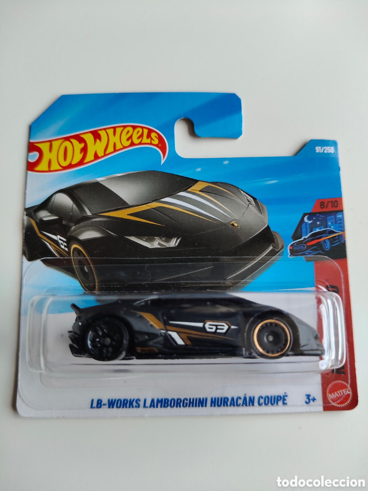 Coches a escala Hot Wheels: HOT WHEELS LB-WORKS LAMBORGHINI HURACAN NEGRO