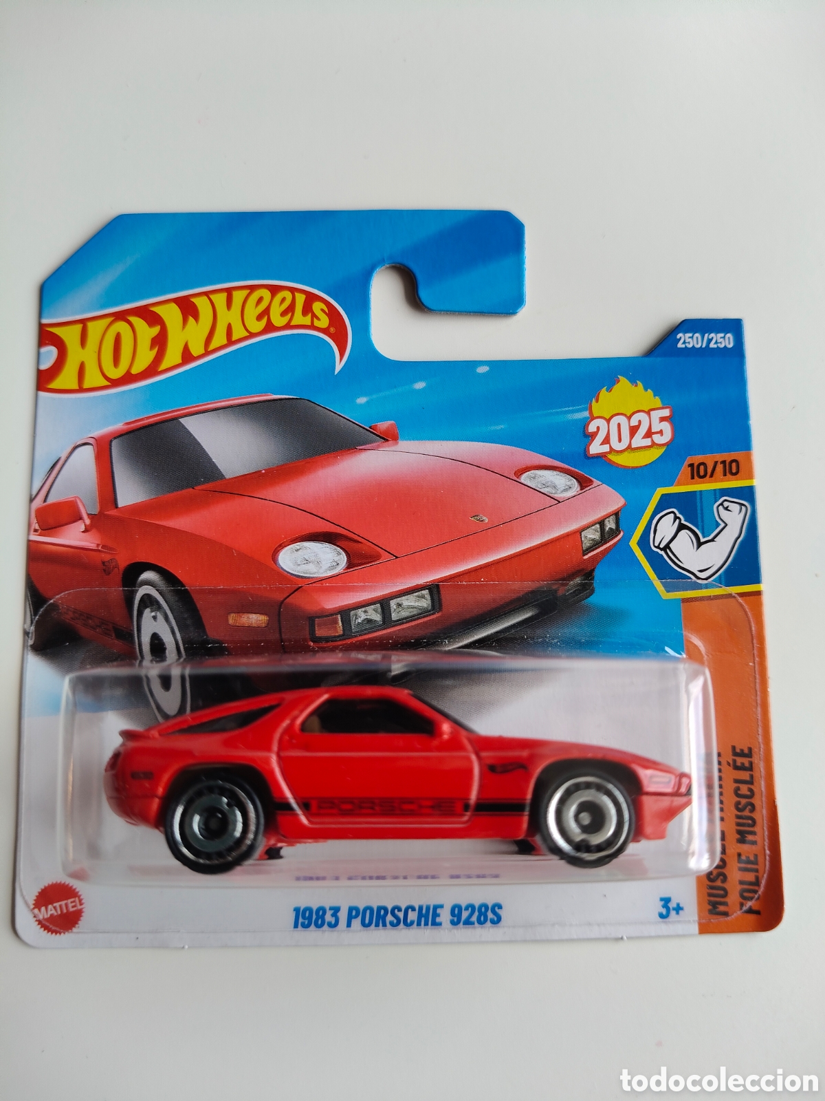 Coches a escala Hot Wheels: HOT WHEELS 1983 PORSCHE 928S ROJO. COCHE COLECCION 1/64 MUSCLEMANIA 2025.