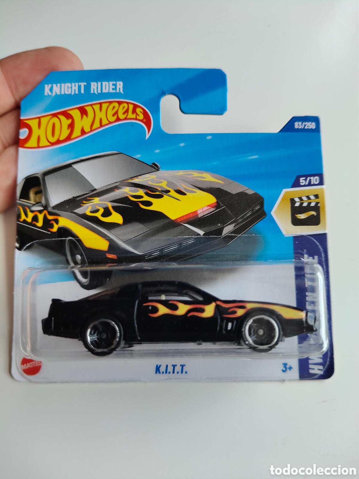 Coches a escala Hot Wheels: HOT WHEELS K.I.T.T. KITT EL COCHE FANTASTICO LLAMAS. COCHE COLECCION 1/64 HW SCREEN TIME 2026.