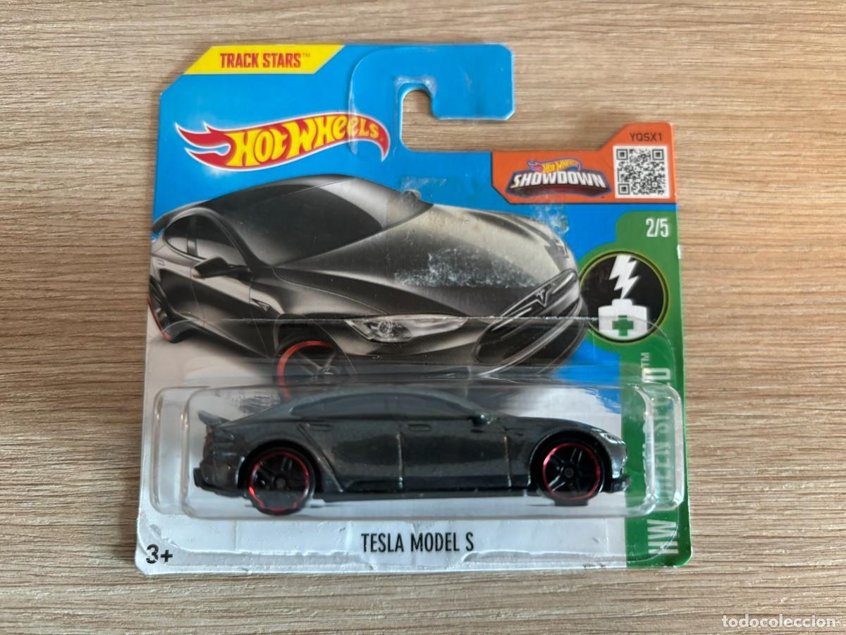 Coches a escala Hot Wheels: Tesla model s hot wheels