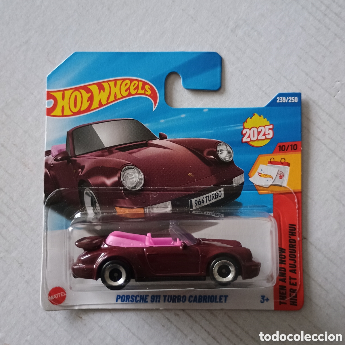 Coches a escala Hot Wheels: Hot Wheels Porsche 911 Turbo Cabriolet