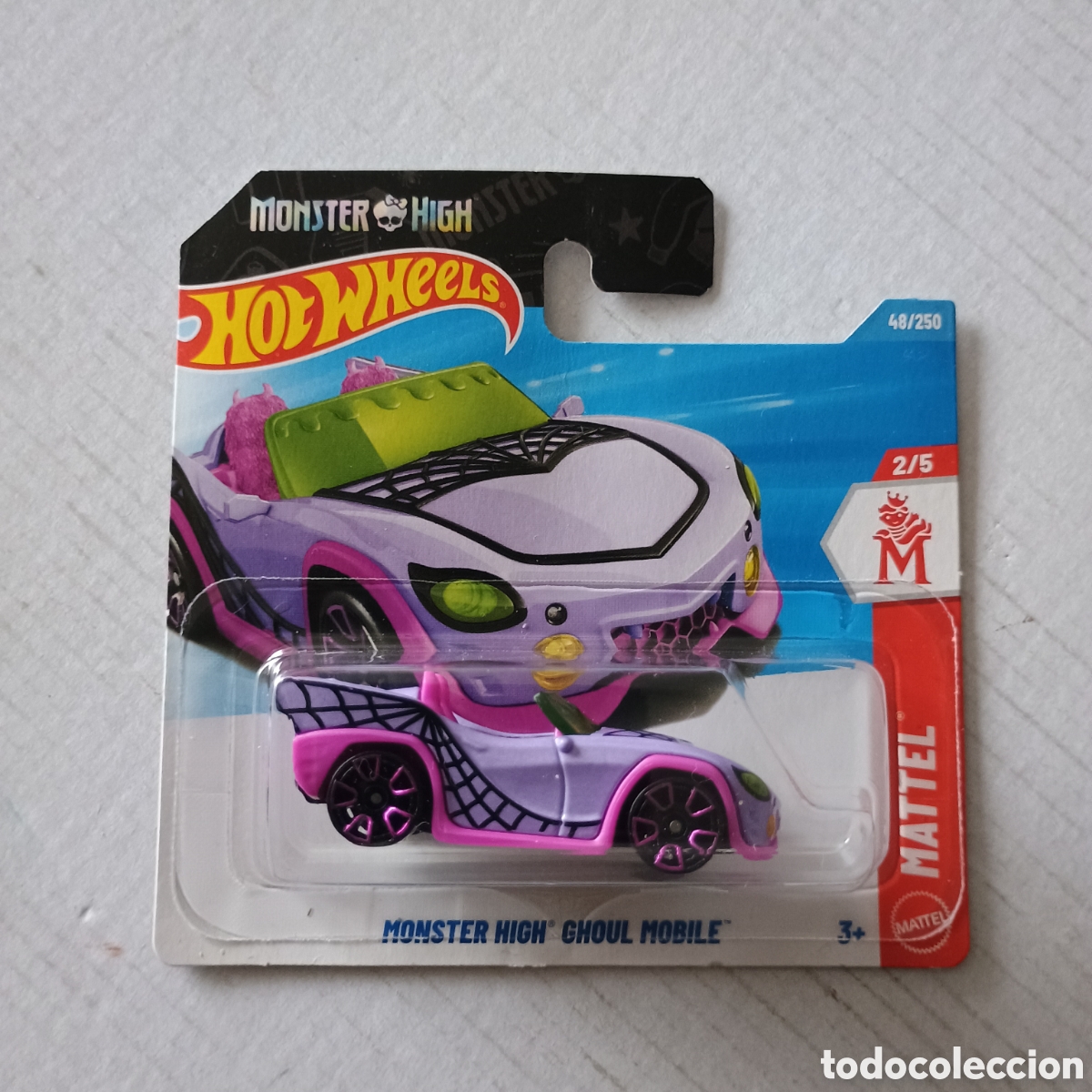 Coches a escala Hot Wheels: Hot Wheels Monster High Ghoul Mobile