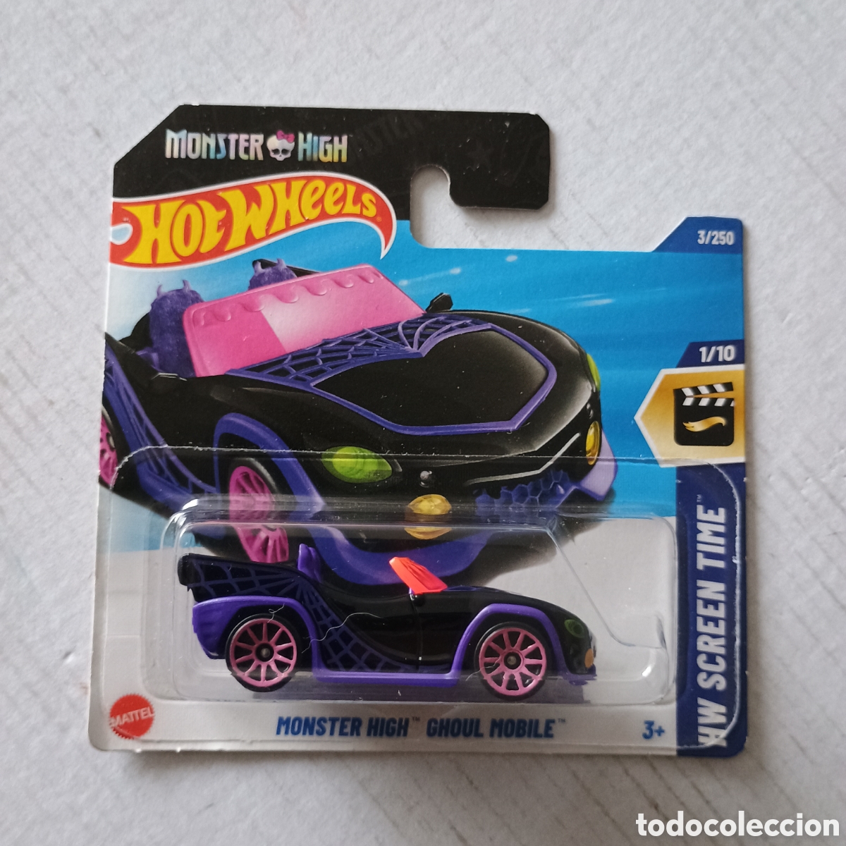 Coches a escala Hot Wheels: Hot Wheels Monster High Ghoul Mobile