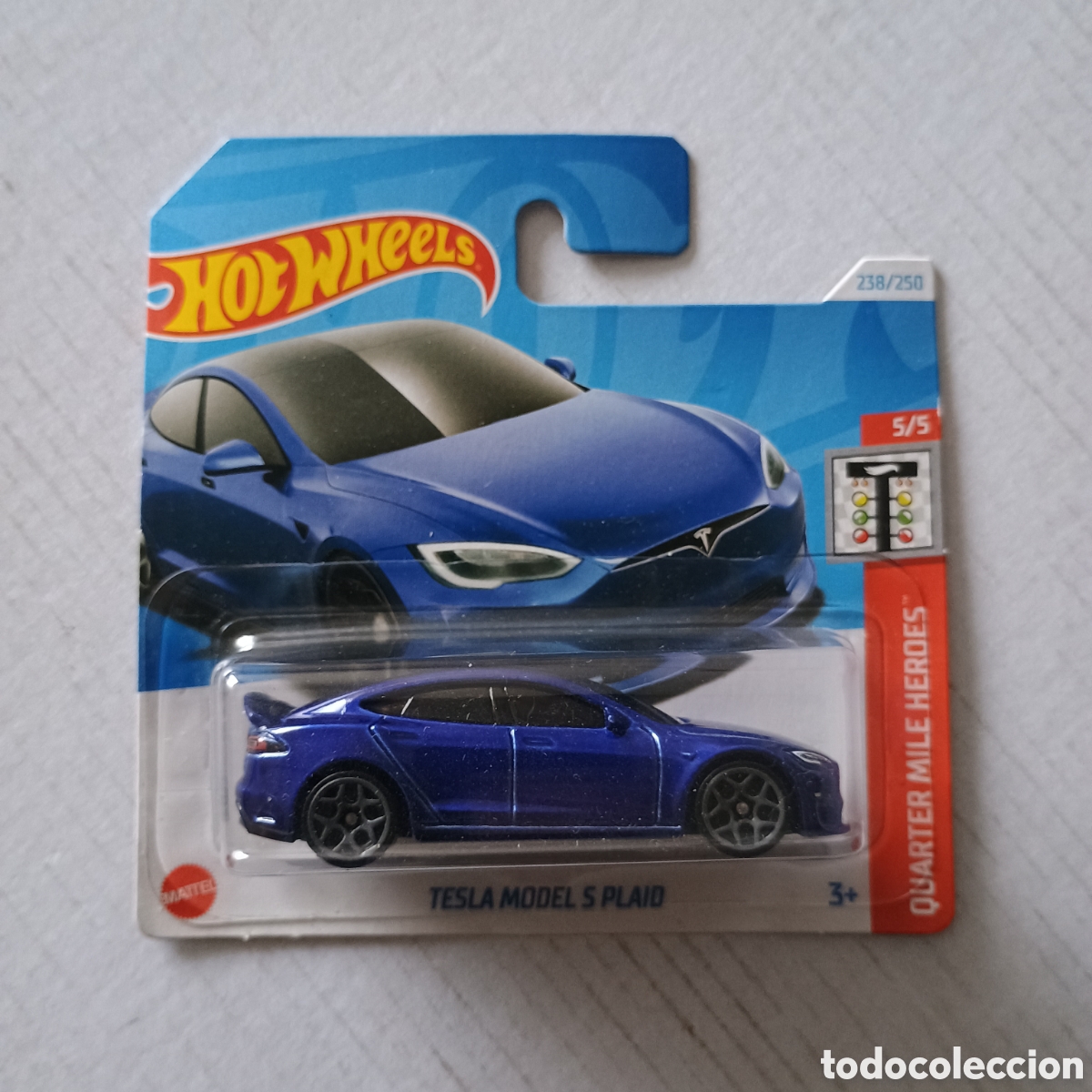 Coches a escala Hot Wheels: Hot Wheels Tesla Model S Plaid