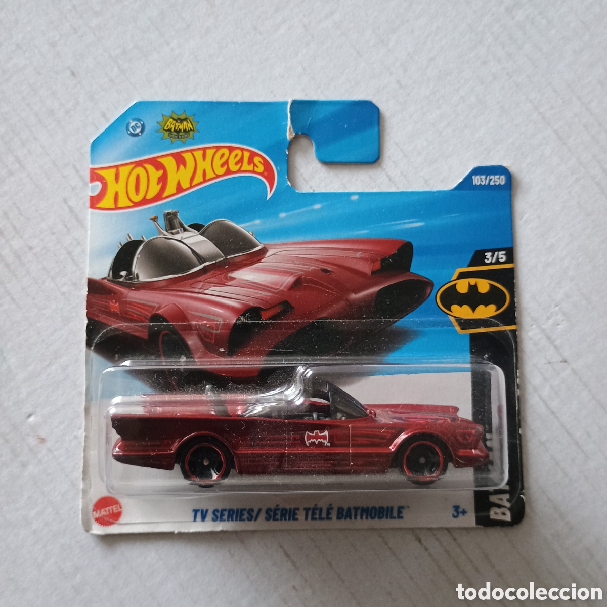 Coches a escala Hot Wheels: Hot Wheels Batman TV Series Batmobile