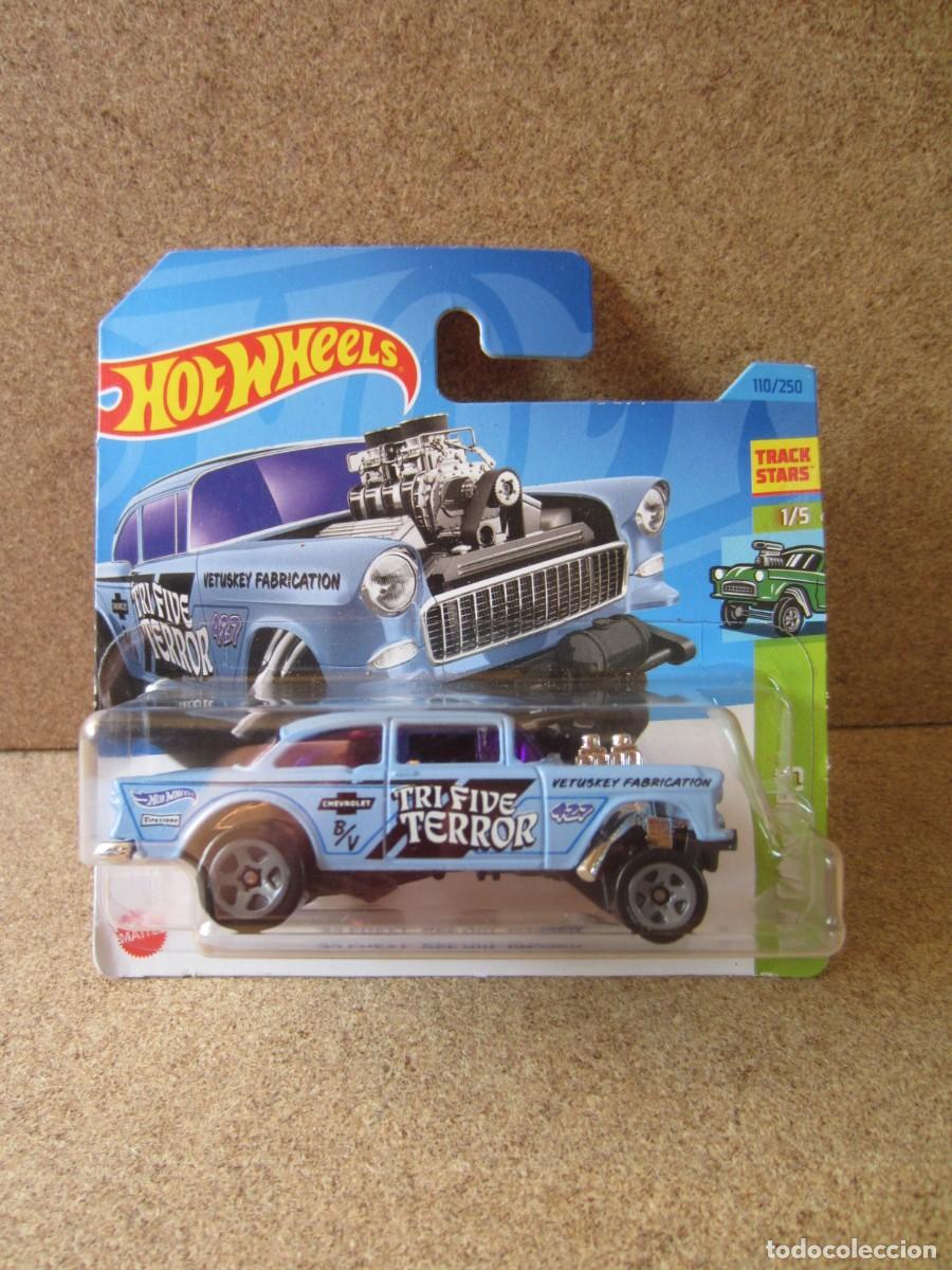 Coches a escala Hot Wheels: Chevrolet 55 Chevy Bel Air Gasser (Hot Wheels)