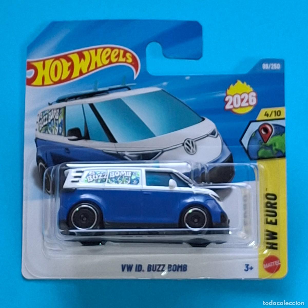 Coches a escala Hot Wheels: HOT WHEELS 2026 86/250 - VW ID. BUZZ BOMB VOLKSWAGEN - NUEVO EN BLISTER - ESCALA 1/64