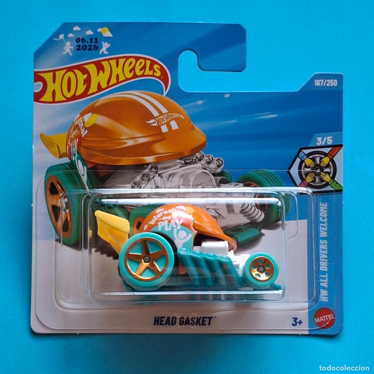 Coches a escala Hot Wheels: HOT WHEELS 2026 167/250 - HEAD GASKET CASCO - NUEVO EN BLISTER - ESCALA 1/64