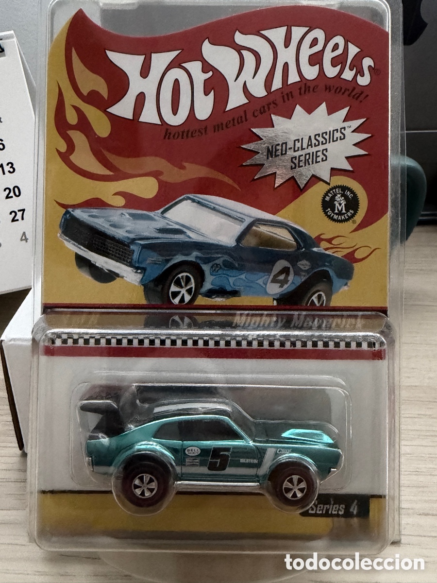 Coches a escala Hot Wheels: Hot Wheels RLC Mighty Maverick Neo-Classics Series 4