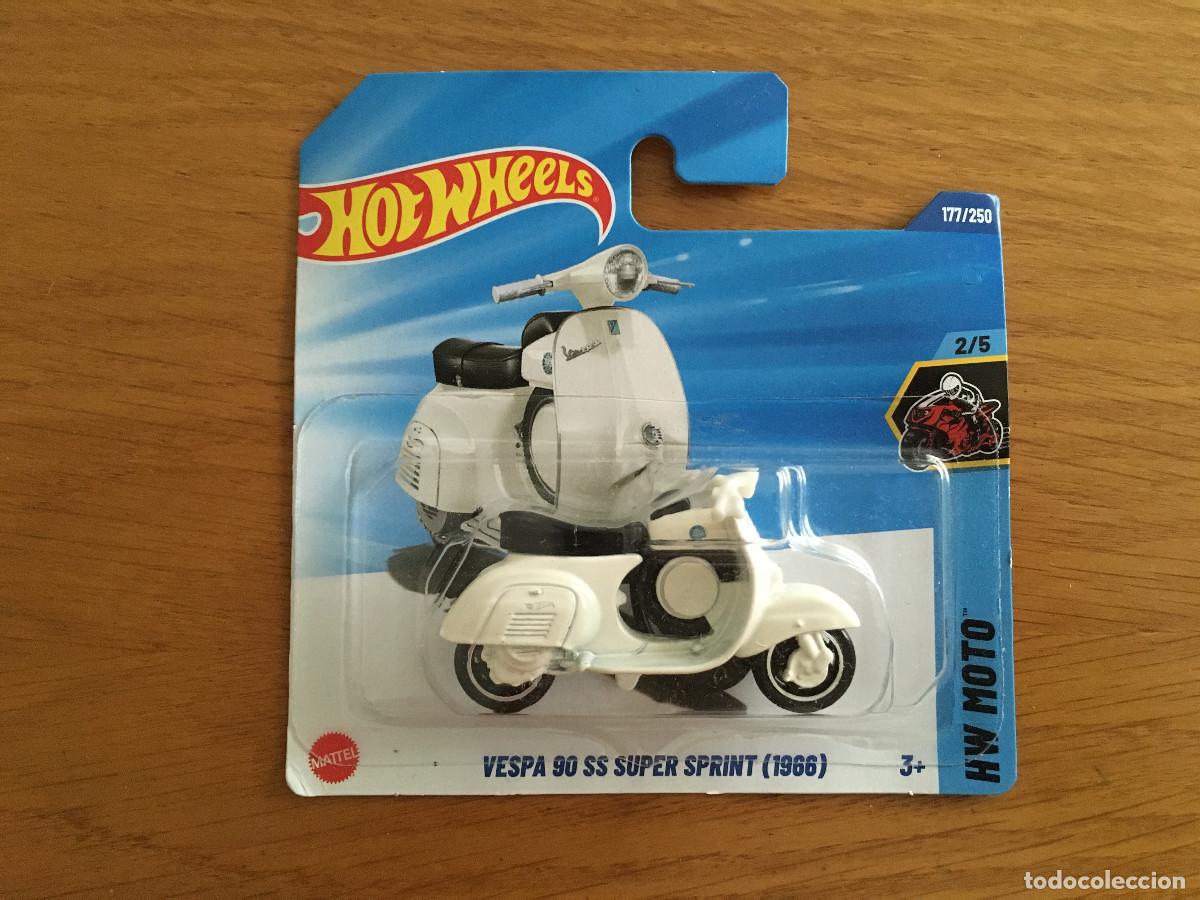 Coches a escala Hot Wheels: Moto Hot Wheels Vespa 90 SS Super sprint 1966. NUEVO A ESTRENAR.