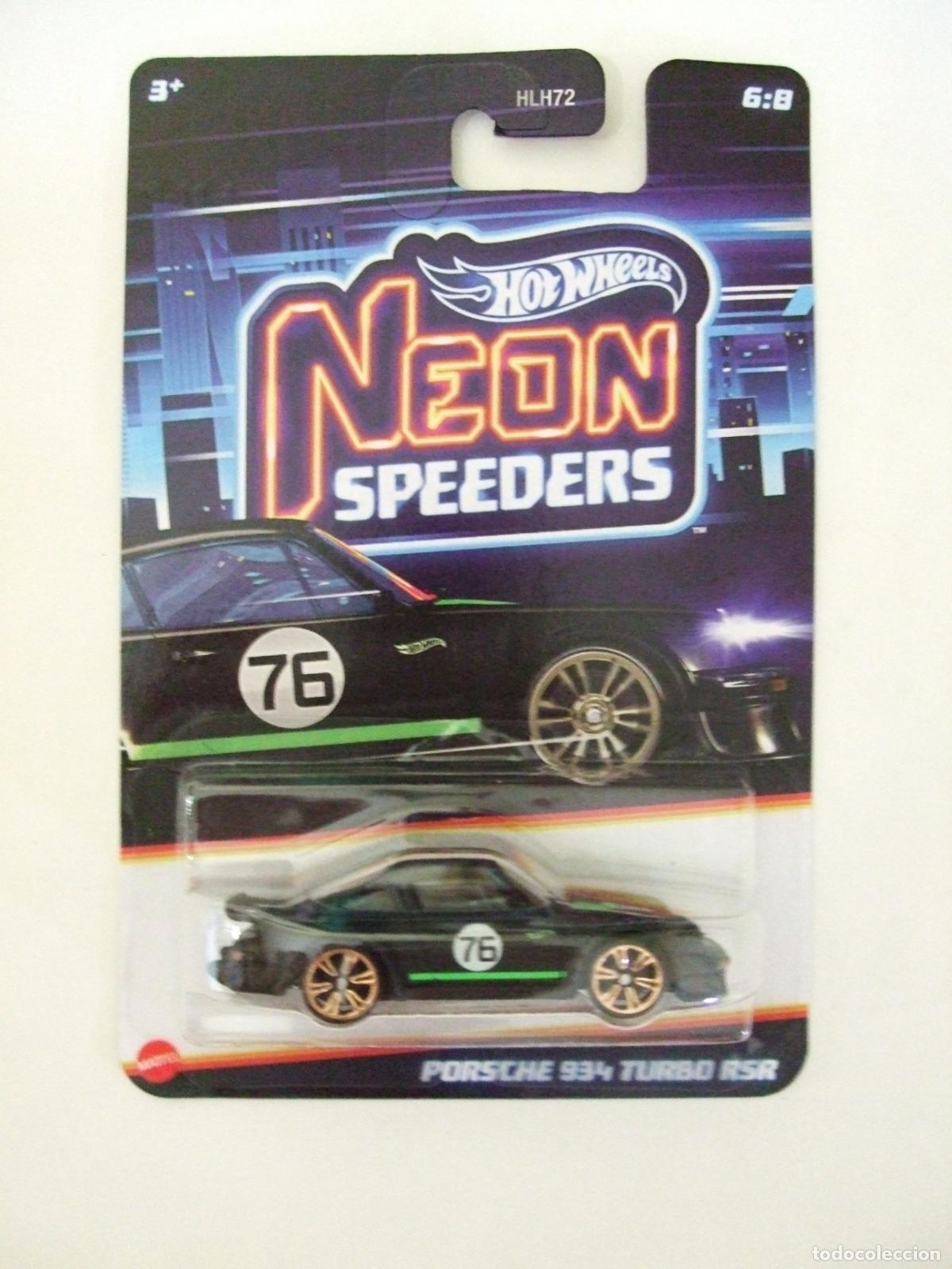 Coches a escala Hot Wheels: PORSCHE 934 TURBO RSR HOT WHEELS MATTEL NEON SPEEDERS 6:8 2025 1:64 - CAR COCHE ALEMANIA GERMANY