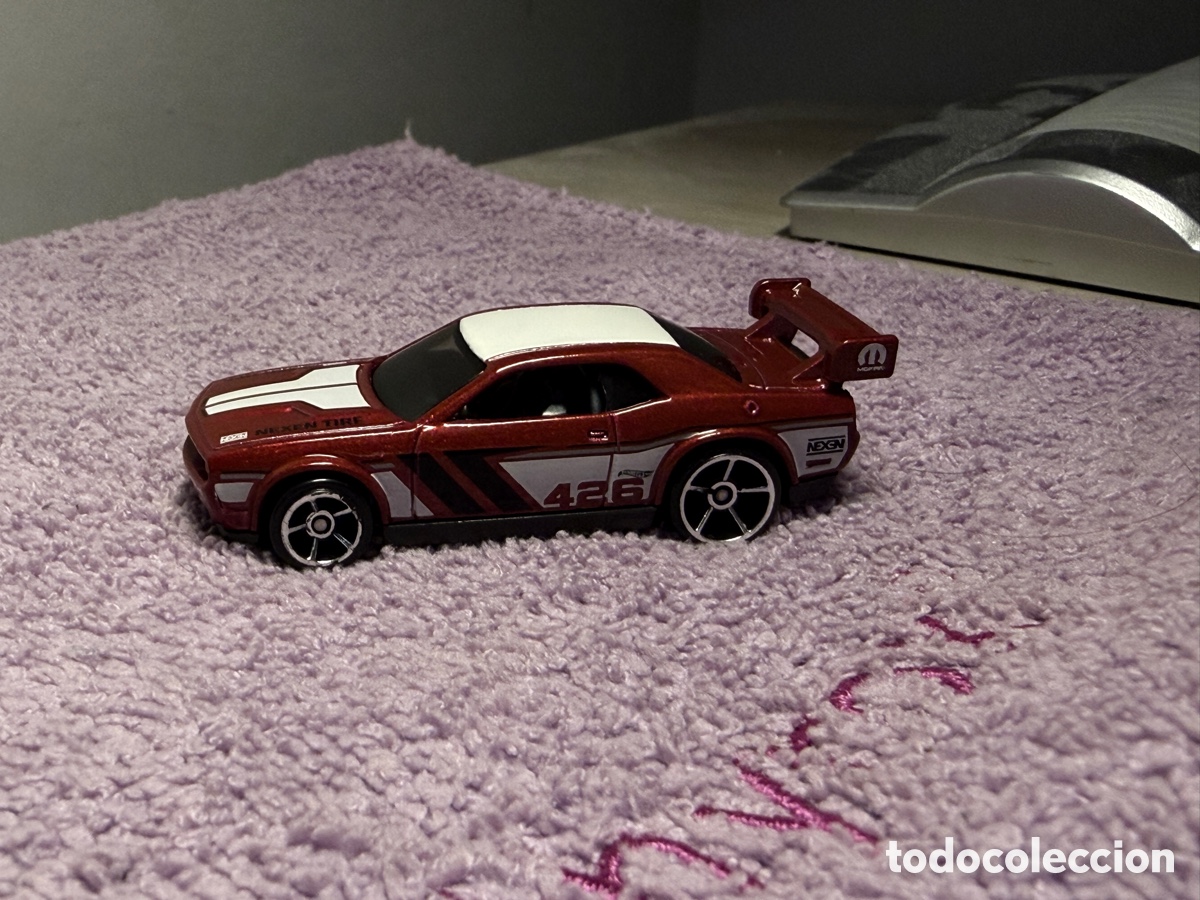 Coches a escala Hot Wheels: Hot Wheels Dodge Challenger Drift Car Nightburnerz 2019