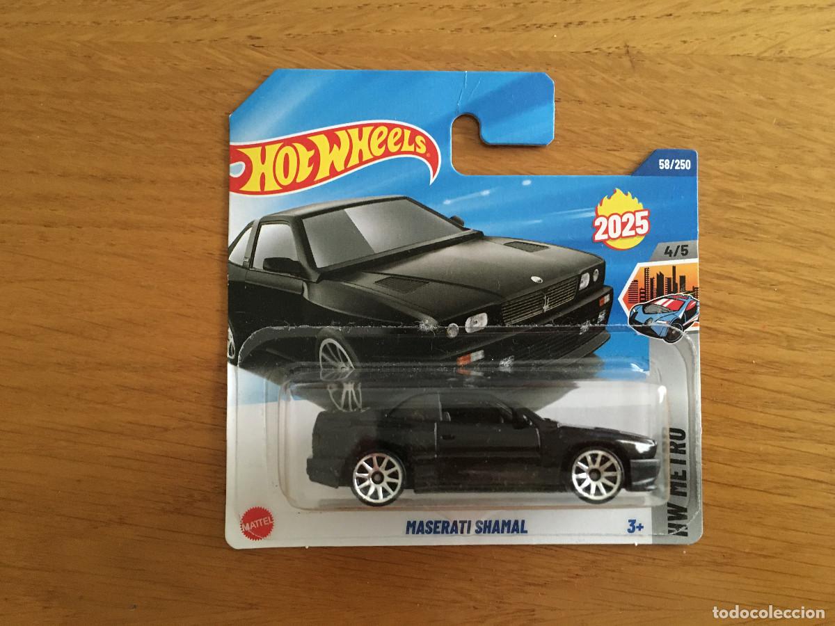 Coches a escala Hot Wheels: Coche Hot Wheels Maserati Shamal. NUEVO A ESTRENAR.