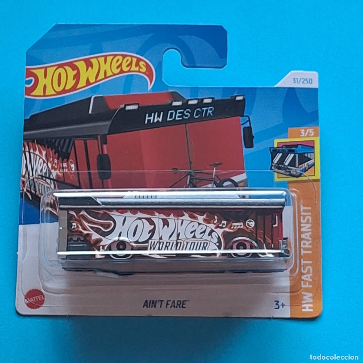 Coches a escala Hot Wheels: HOT WHEELS 2024 31/250 - AIN&acute;T FARE BUS AUTOBUS TH TREASURE HUNT - NUEVO EN BLISTER - ESCALA 1:64