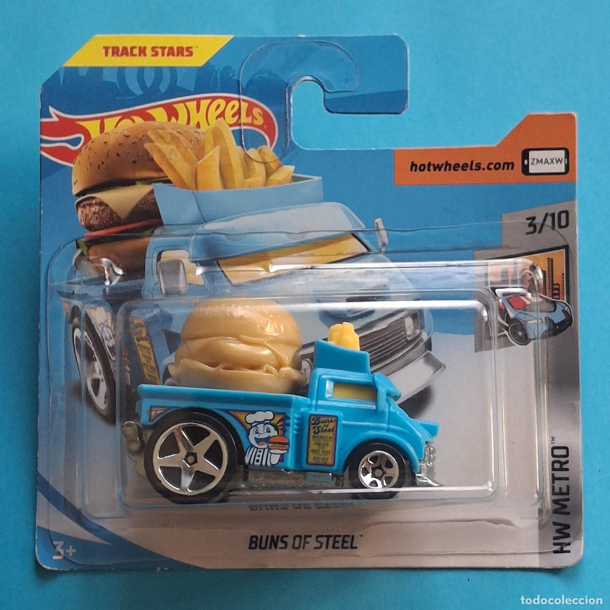 Coches a escala Hot Wheels: HOT WHEELS 2019 147/250 - BUNS OF STEEL HAMBURGUESA - NUEVO EN BLISTER - ESCALA 1:64