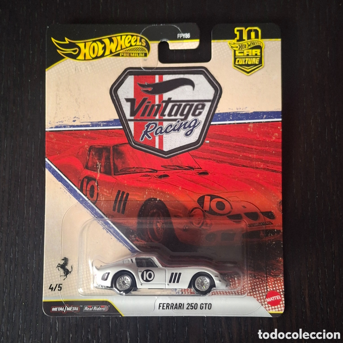 Coches a escala Hot Wheels: HOT WHEELS 2026 - VINTAGE RACING - FERRARI 250 GTO - PREMIUM CAR CULTURE - ESCALA 1:64 HOTWHEELS