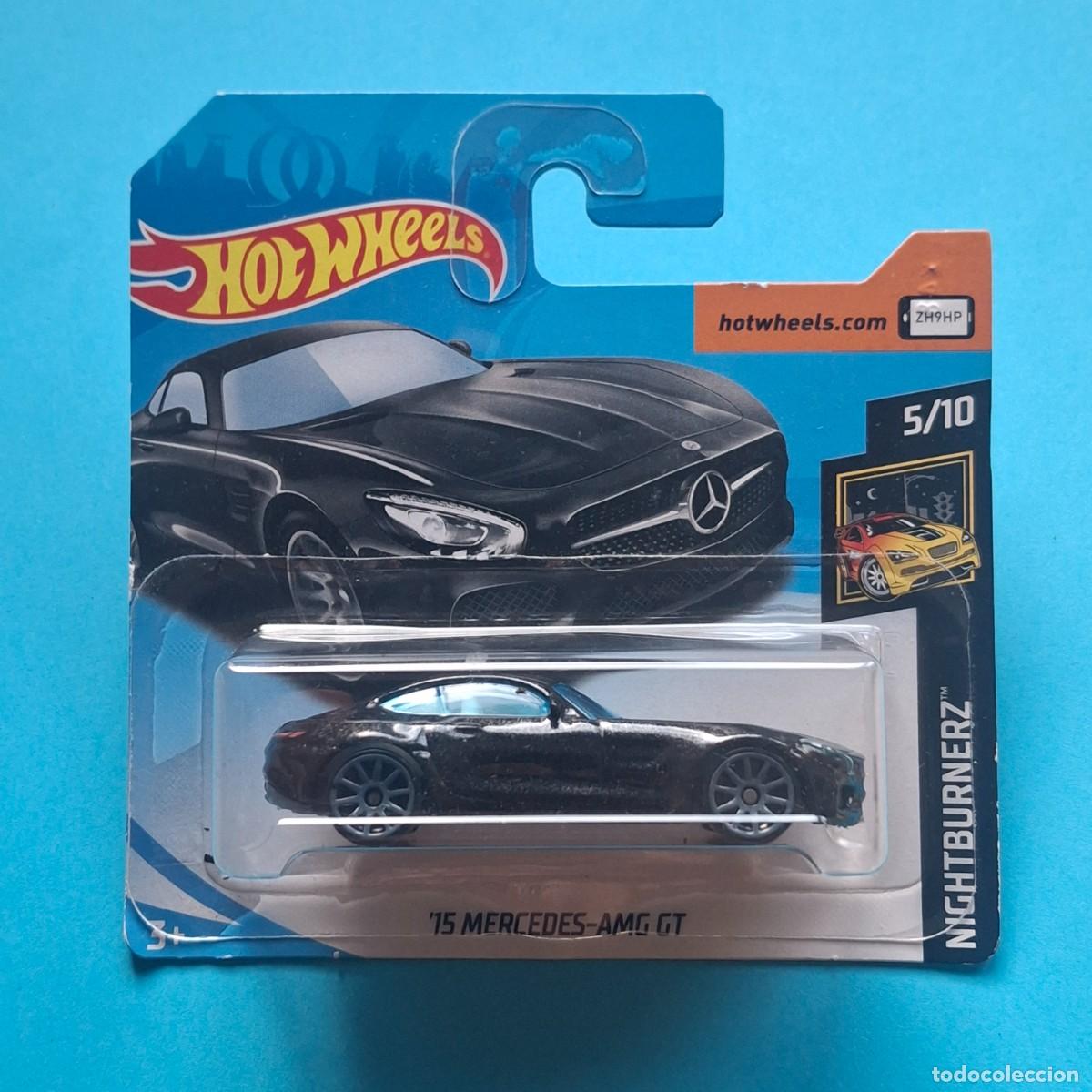 Coches a escala Hot Wheels: HOT WHEELS 2018 142/365 - &acute;15 MERCEDES AMG GT - NUEVO EN BLISTER - ESCALA 1:64