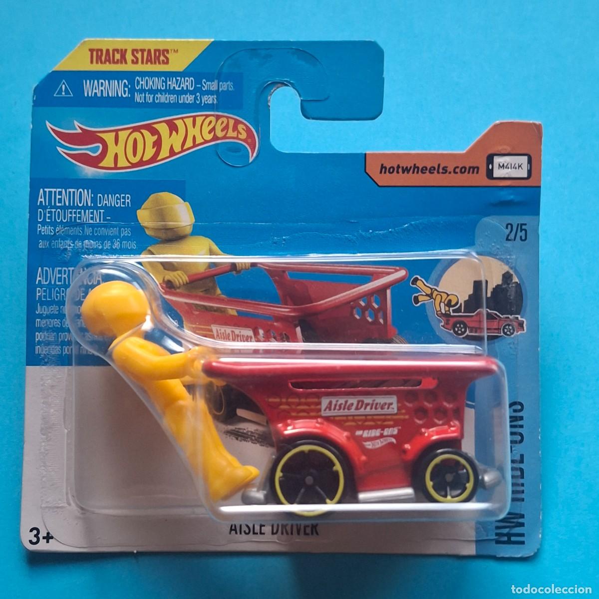 Coches a escala Hot Wheels: HOT WHEELS 2017 139/365 - AISLE DRIVER - NUEVO EN BLISTER - ESCALA 1:64