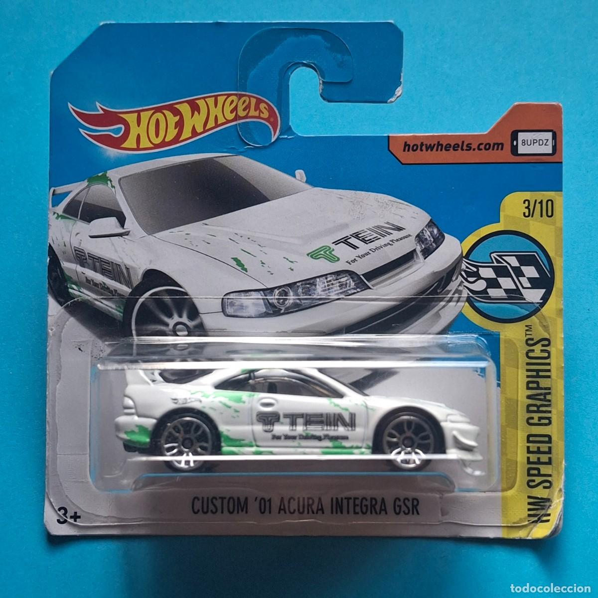 Coches a escala Hot Wheels: HOT WHEELS 2017 31/365 - CUSTOM &acute;01 ACURA INTEGRA GSR - NUEVO EN BLISTER - ESCALA 1:64