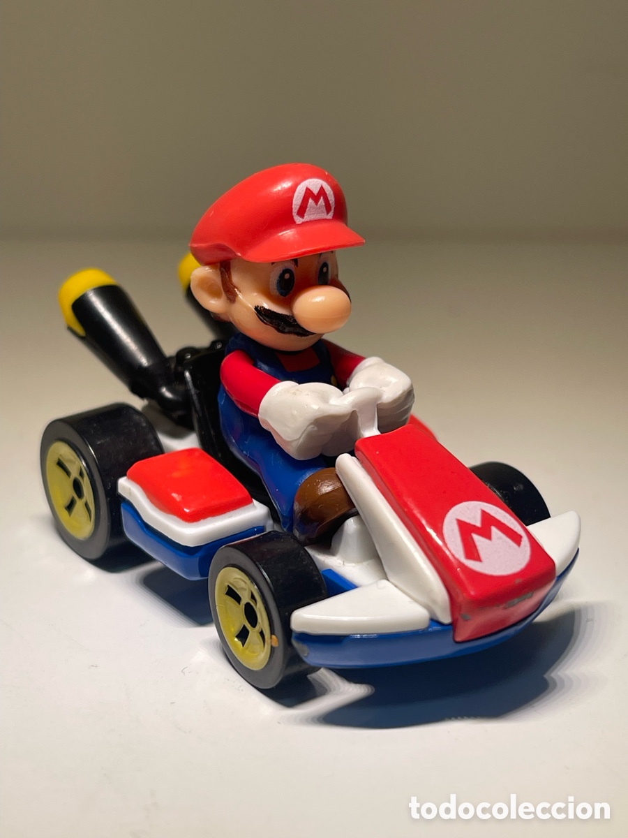 Coches a escala Hot Wheels: Hot Wheels Mario Kart de Mario en su Standard Kart (C&oacute;digo GBG26) 2018