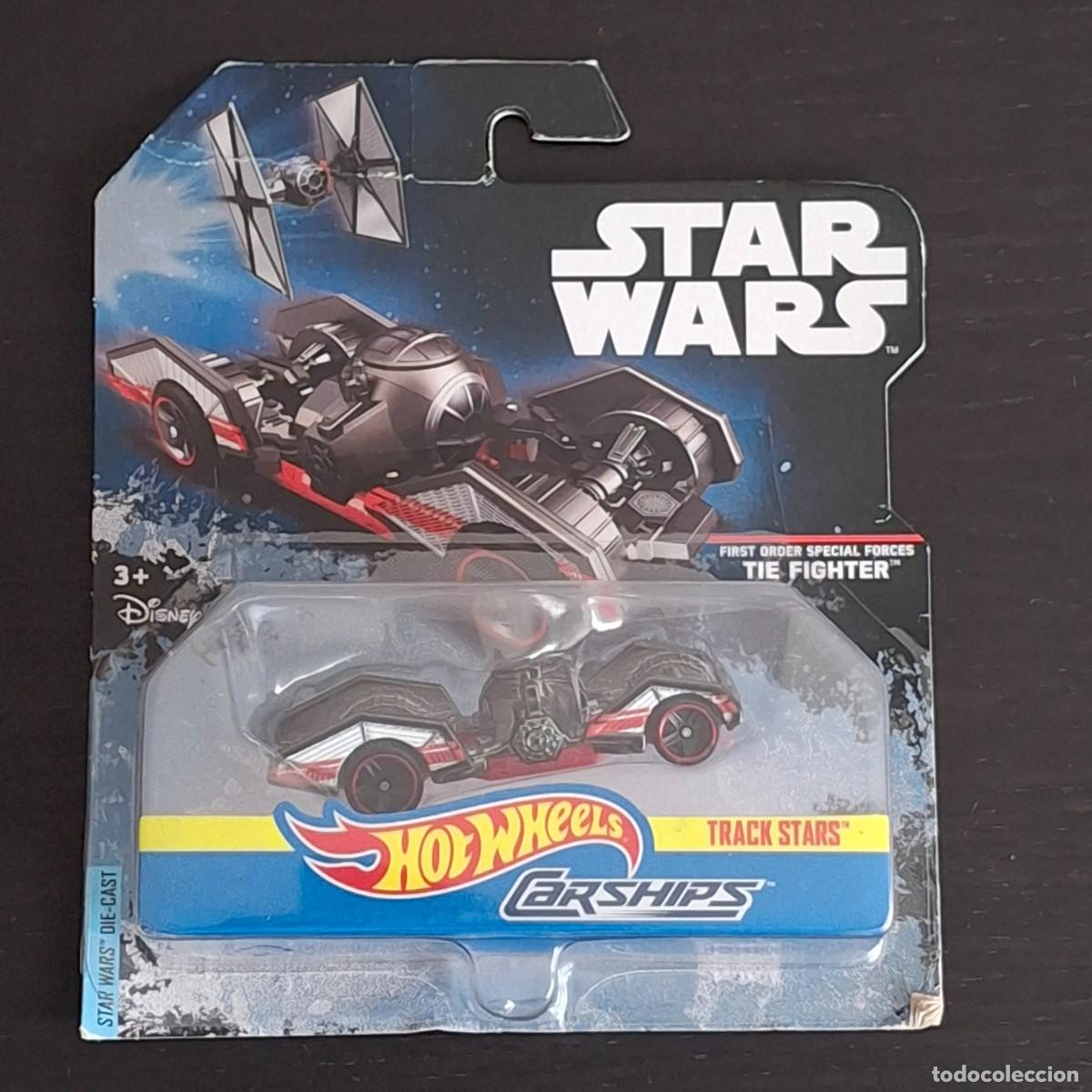 Coches a escala Hot Wheels: HOT WHEELS 2016 - STAR WARS FIRST ORDER SPECIAL FORCES TIE FIGHTER - NUEVO EN BLISTER - ESCALA 1/64