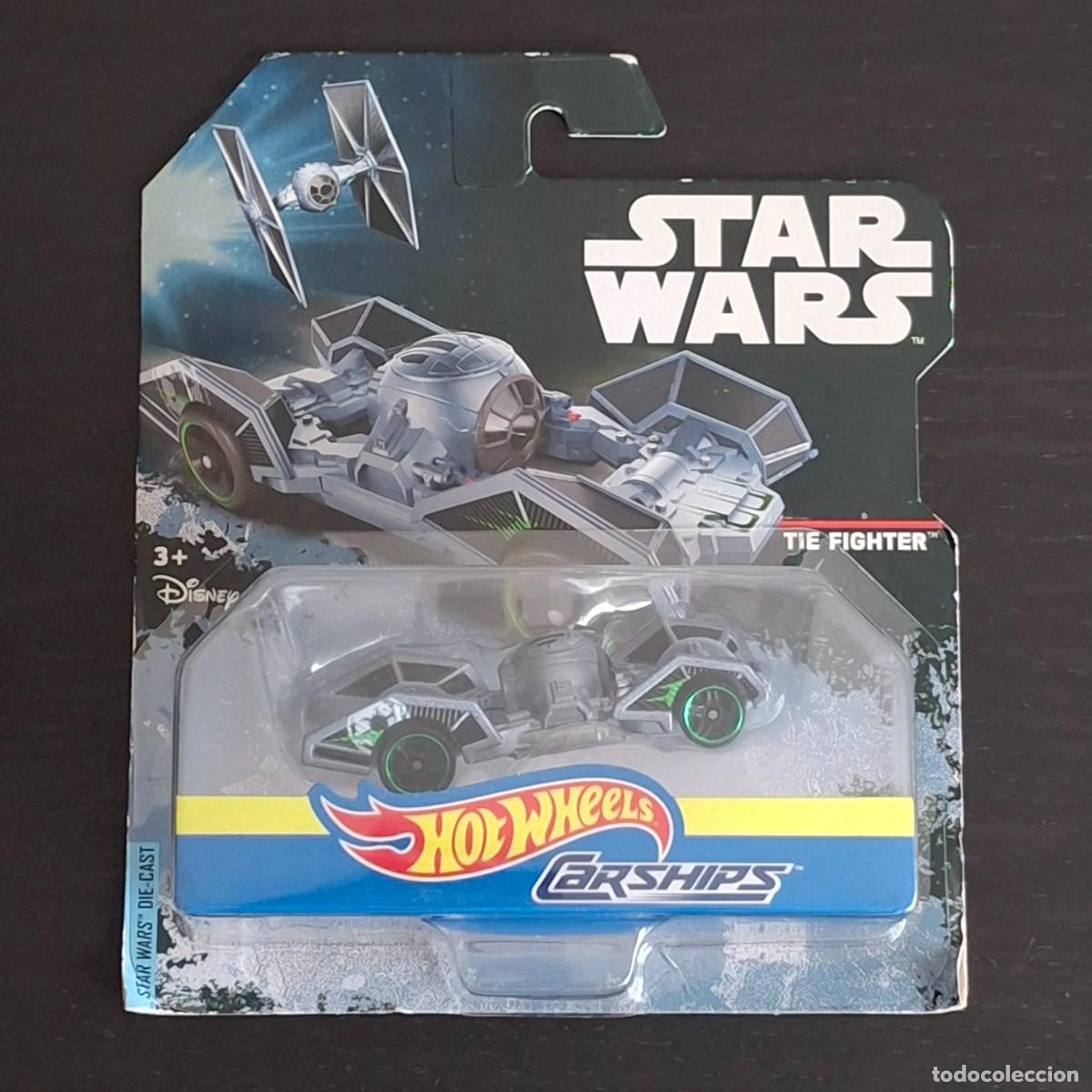 Coches a escala Hot Wheels: HOT WHEELS 2016 - STAR WARS TIE FIGHTER - NUEVO EN BLISTER - ESCALA 1/64