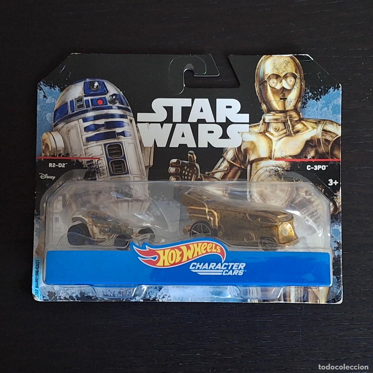 Coches a escala Hot Wheels: HOT WHEELS 2014 - STAR WARS R2-D2 C-3PO - NUEVO EN BLISTER - ESCALA 1/64