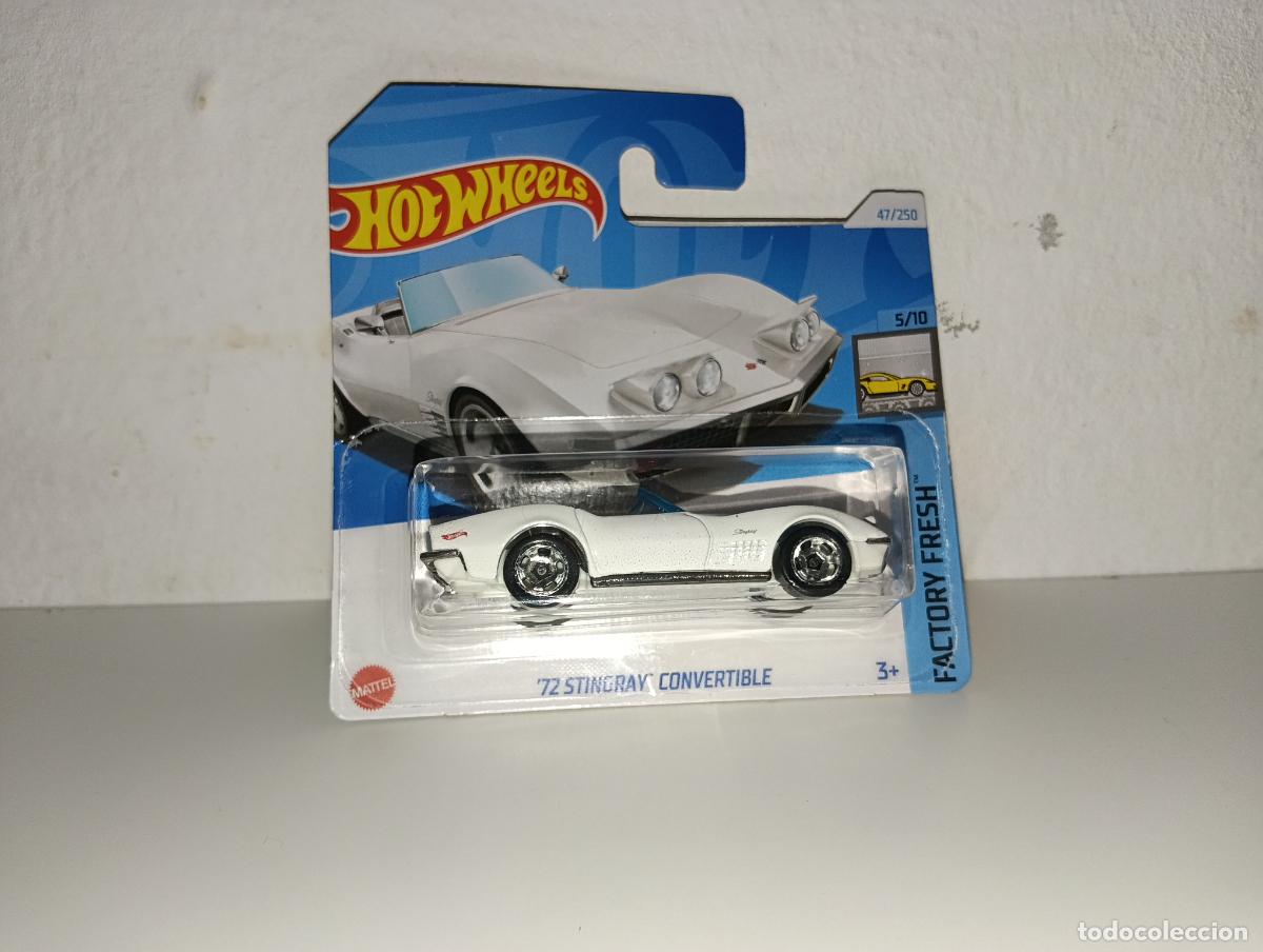 Coches a escala Hot Wheels: Coche Chevrolet Corvette Stingray Convertible de 1972 Hot Wheels nuevo en Blister
