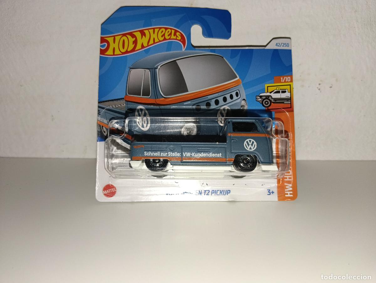 Coches a escala Hot Wheels: Coche Cami&oacute;n Volkswagen t2 pickup Hot Wheels nuevo en Blister
