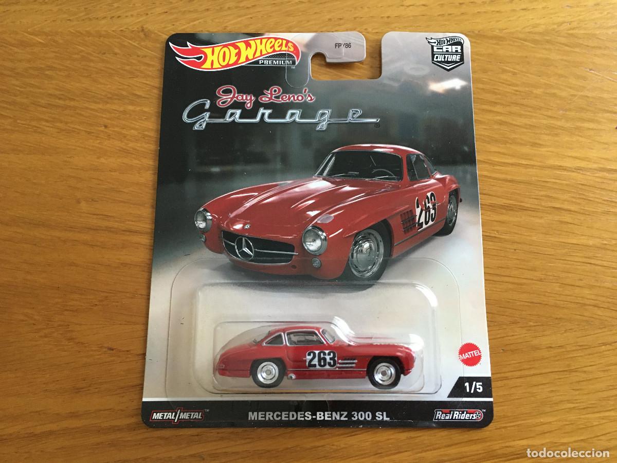 Coches a escala Hot Wheels: Coche Hot Wheels Jay Leno's garaje Mercedes 300 SL. NUEVO A ESTRENAR.