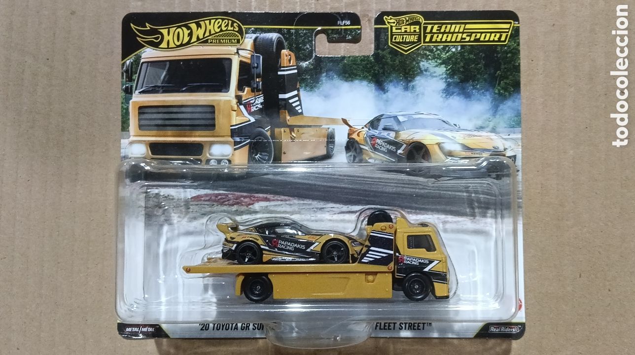 Voitures miniatures Hot Wheels: HOT WHEELS PREMIUM TEAM TRANSPORT FLEET STREET TOYOTA