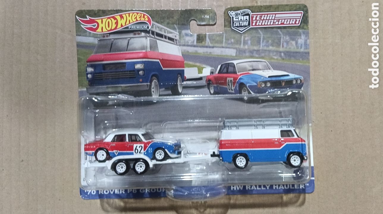 Coches a escala Hot Wheels: HOT WHEELS PREMIUM TEAM TRANSPORT RALLY ROVER