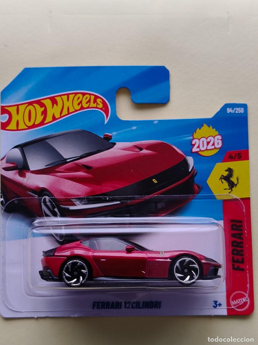 Coches a escala Hot Wheels: HOT WHEELS 2026 94/250 - FERRARI 12 CILINDRI - NUEVO EN BLISTER - ESCALA 1/64