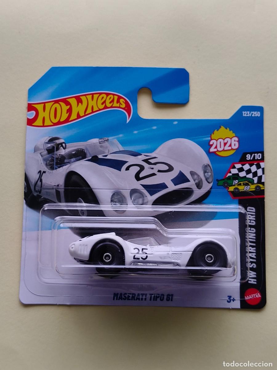 Coches a escala Hot Wheels: HOT WHEELS 2026 123/250 - MASERATI TIPO 61 - ESCALA 1/64